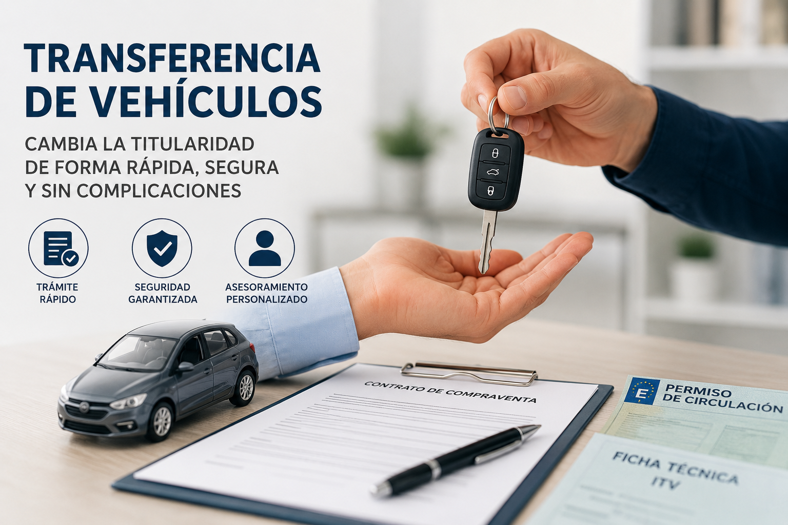 Servicio de transferencia de vehículos: la forma más rápida y segura de cambiar la titularidad de un coche