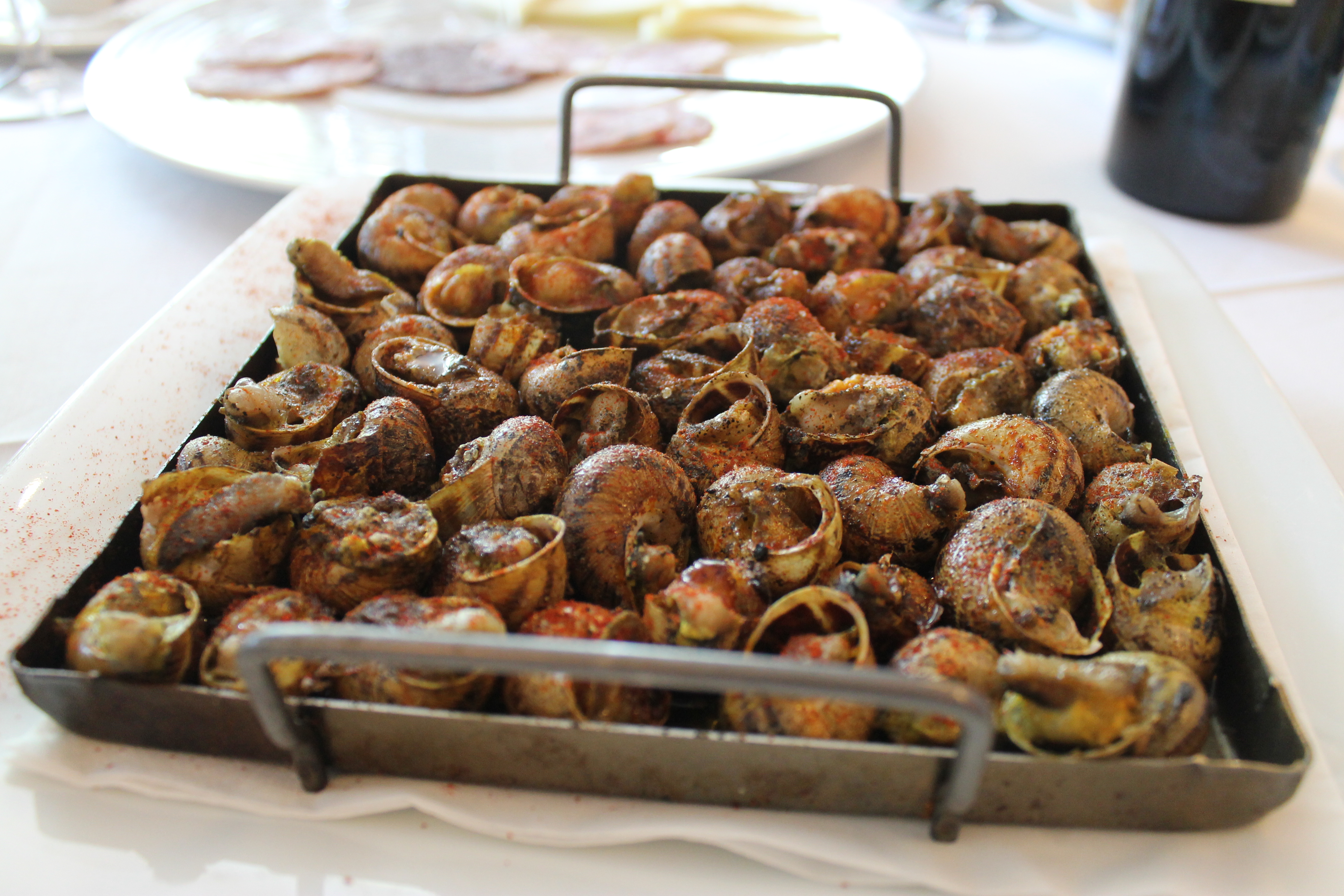 Caracoles a la llauna