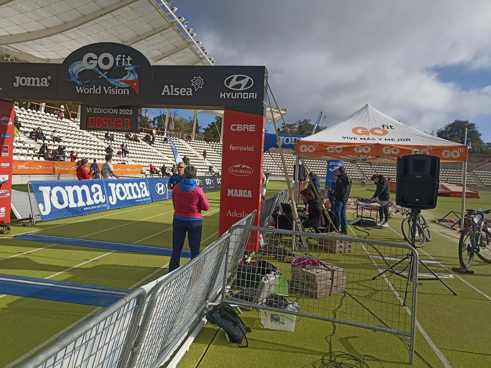 Sonorización evento deportivo GOfit World Vision 2023