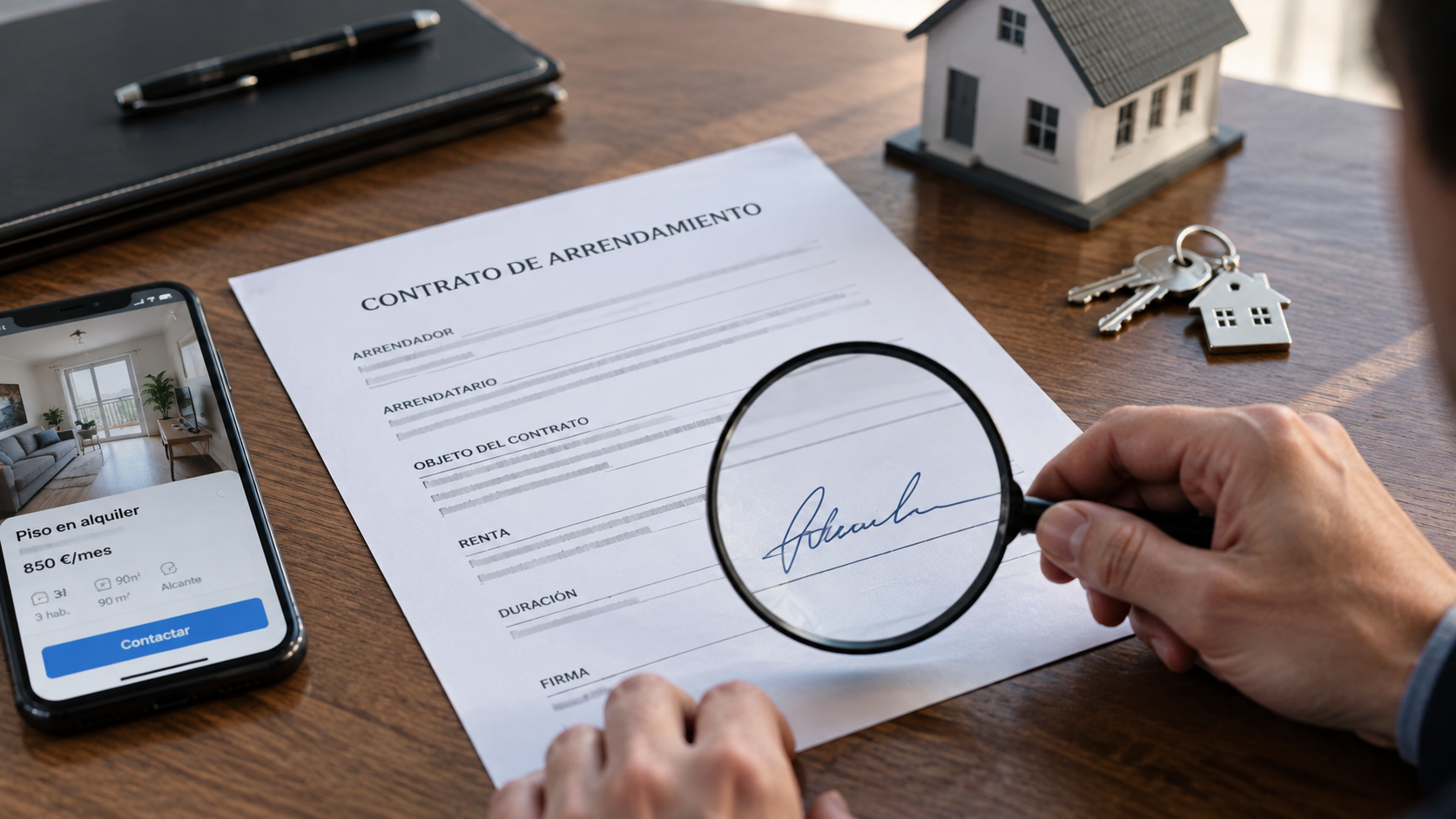 Contrato de alquiler falso en Alicante: qué hacer si han falsificado tu firma o utilizan tus datos