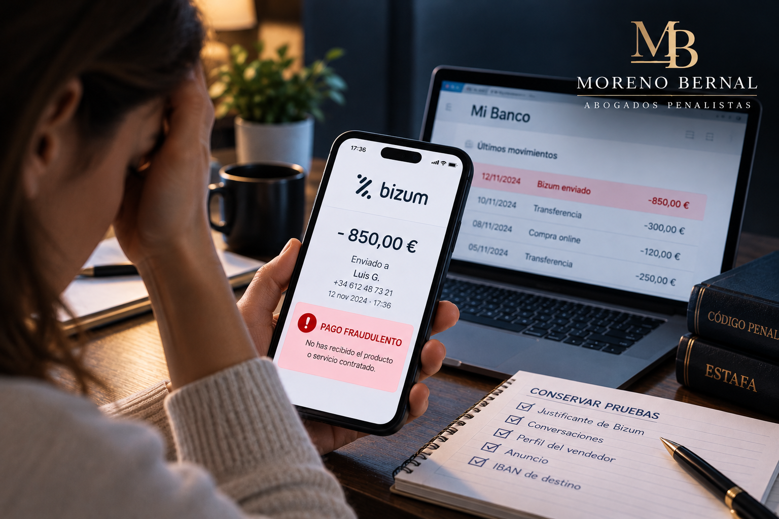 Estafa por Bizum o transferencia bancaria: qué hacer y cómo seguir el dinero